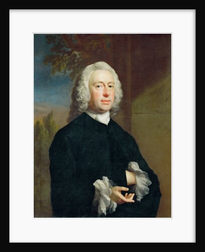 An Unknown Man in Black, 1735 by Joseph Highmore