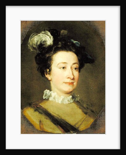 Girl in a Plumed Hat, c.1740 by William Hogarth