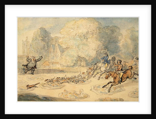 The Enraged Botanist by Thomas Rowlandson