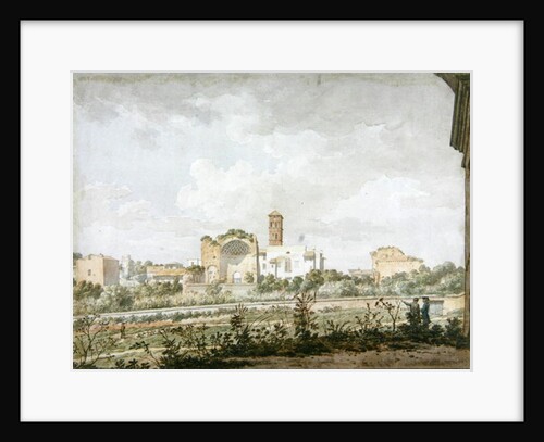 Temple of Venus and Rome, Rome, 1781 by William Pars