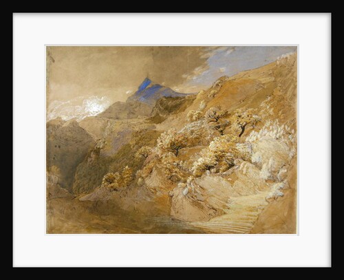 Mount Siabod from Tyn-y-Coed near Capel Curig by Samuel Palmer