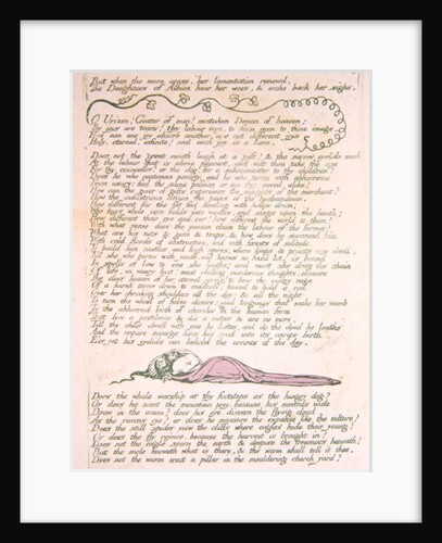 But when the morn arose... by William Blake