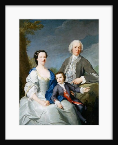 Sir Robert and Lady Smyth with their son, Hervey, c.1738-39 by Andrea Soldi