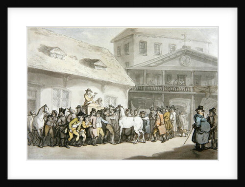 A Horse Sale at Hopkins's Repository, Barbican, c.1798-1800 by Thomas Rowlandson