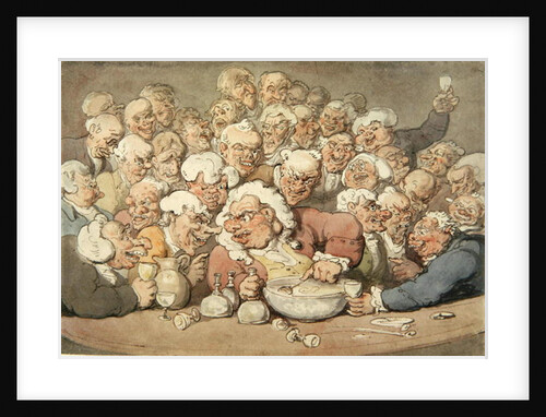Serving Punch, c.1815-20 by Thomas Rowlandson
