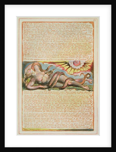 Jehovah stood among the Druids... by William Blake