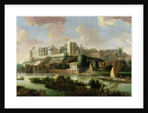 Windsor Castle seen from the Thames, c.1700 by Johannes Vorsterman