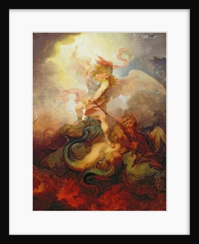 The Angel Binding Satan, c.1797 by Philip James de Loutherbourg