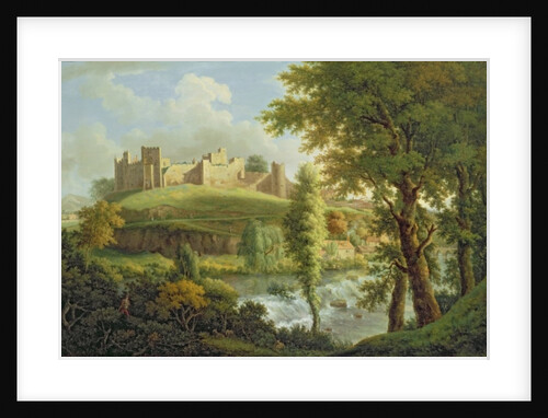 Ludlow Castle with Dinham Weir by Samuel Scott