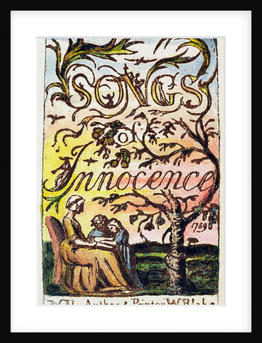 Titlepage from 'Songs of Innocence and of Experience' [Bentley Copy 3] c.1789-94 by William Blake