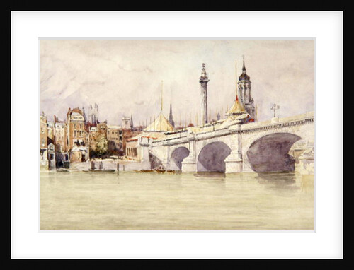 London Bridge, 1831 by David Cox