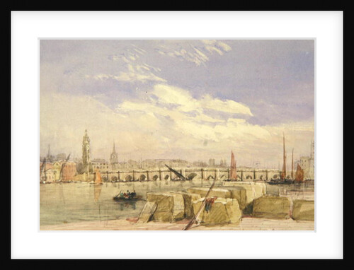London Bridge, c.1828-30 by David Cox