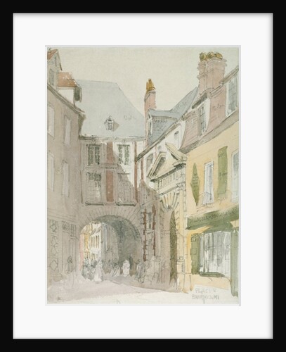 Place Barthelme, Paris, c.1829 by David Cox