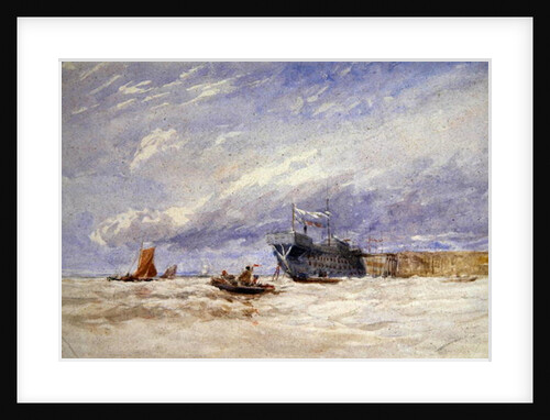 On the Medway, c.1845-50 by David Cox