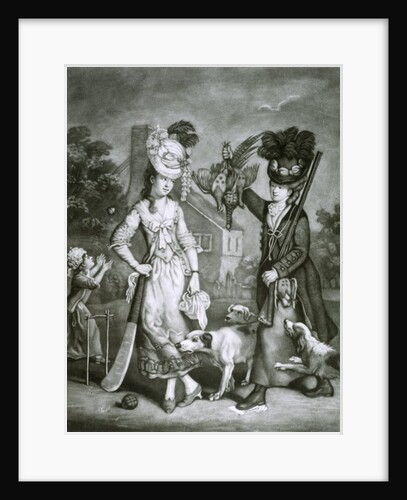 Miss Wicket and Miss Trigger, 1778 by John Collet