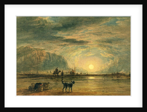 Beach Scene - Sunrise, c.1820 by David (attr. to) Cox