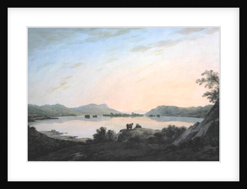 Lake Windemere from Calgarth with Belle Isle by John Warwick Smith