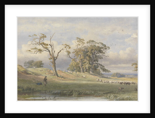 Old British Camp in Bulstrode Park, 1860 by George Arthur Fripp