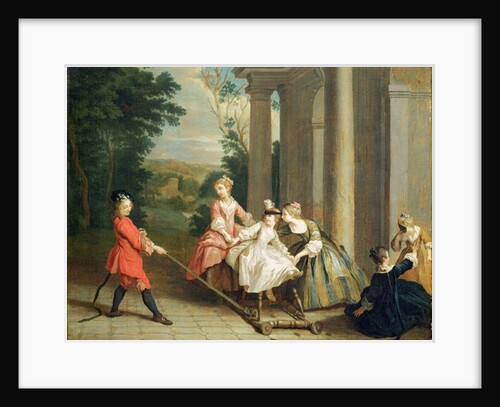 Children Playing with a Hobby Horse, c.1741-47 by Joseph Francis Nollekens