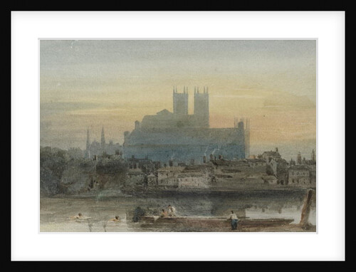 Westminster from Lambeth, c.1813 by David Cox