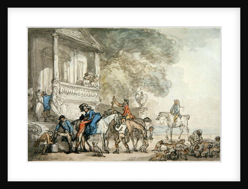 The Return from the Hunt, 1787 by Thomas Rowlandson