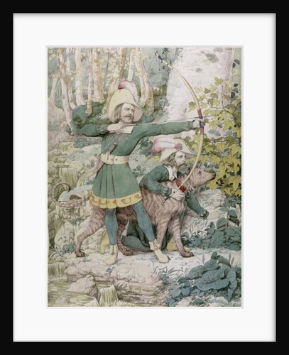 Sketch of Robin Hood, 1852 by Richard Dadd