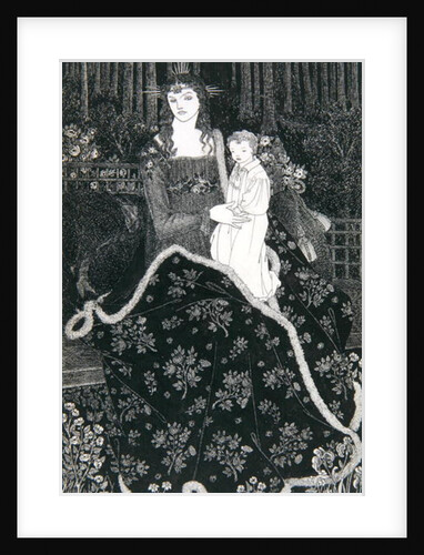 A large Christmas Card, 1895 by Aubrey Beardsley