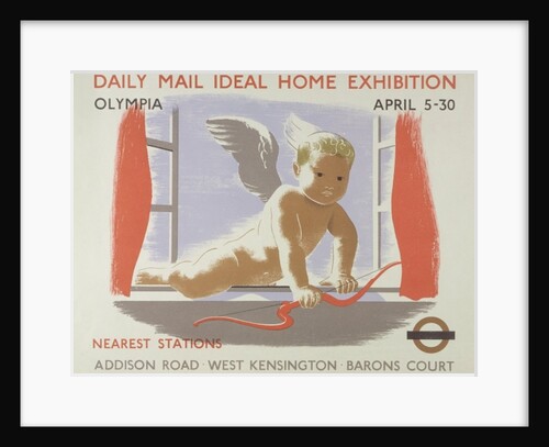 Poster for the Daily Mail Ideal Home Exhibition at Kensington Olympia, London, 1938 by English School