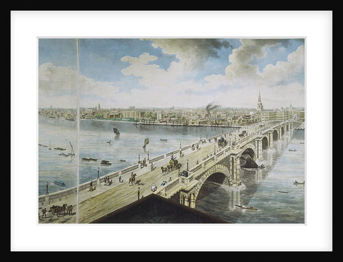 Panoramic view of London, 1792-93 by Robert (after) Barker