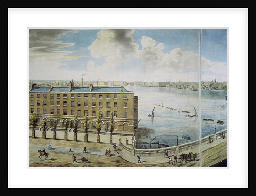 Panoramic view of London, 1792-93 by Robert (after) Barker