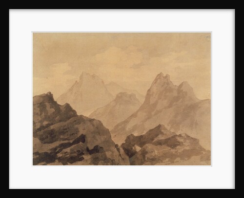 Mountain Tops, c.1780 by Alexander Cozens