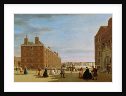 The Paper Buildings, Inner Temple, London, c.1725 by Anonymous
