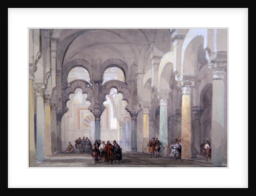 The Mosque at Cordova, 1833 by David Roberts