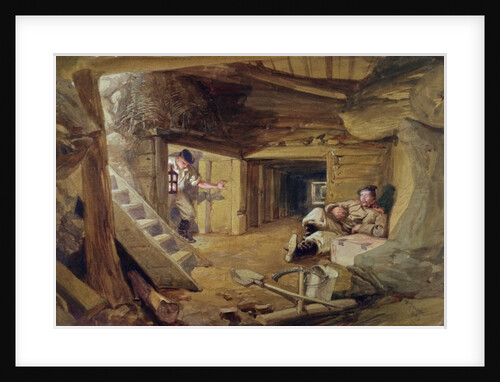 Mine in the Bastion du Mat, Sebastopol, Crimea by William 'Crimea' Simpson