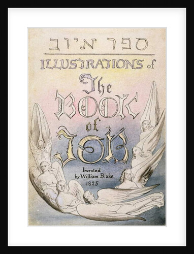 Title Page from 'Illustrations of the Book of Job', pl.1, after William Blake by James Thomas Linnell