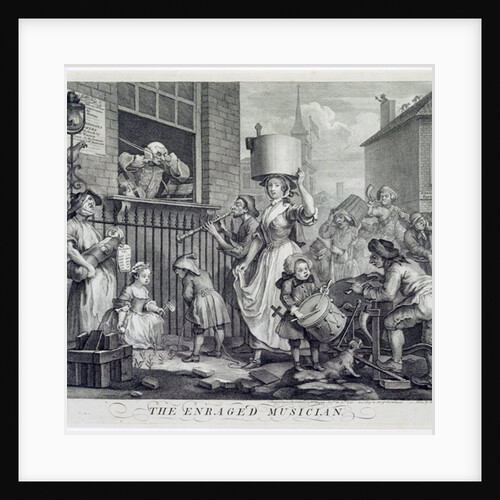 The Enraged Musician, 1741 by William Hogarth