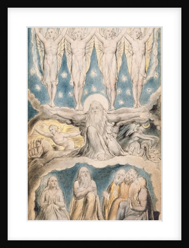 The Creation, page 14 from 'Illustrations of the Book of Job' after William Blake c.1823 by John (circle of) Linnell