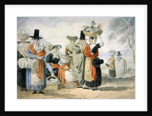 Welsh Fisherwomen by English School