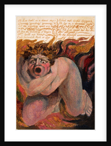 12: Los howld in a dismal stupor... by William Blake
