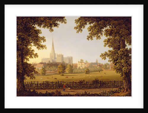 Chichester Cathedral, 1833 by Joseph Francis Gilbert