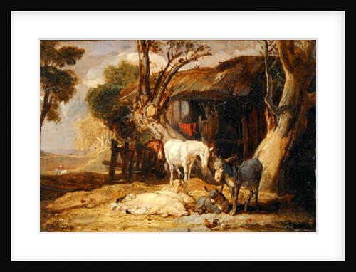 The Straw Yard, 1810 by James Ward