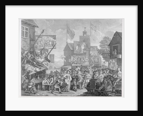 Southwark Fair, 1733 by William Hogarth