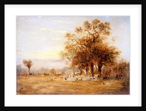 Sheep Grazing, 1835 by John Linnell