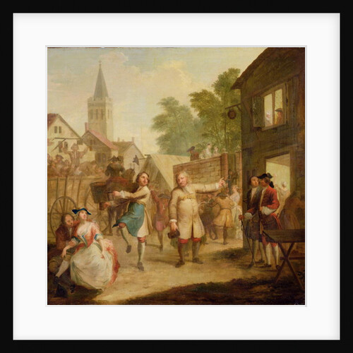 Hob Continues Dancing in Spite of his Father, c.1726 by John Laguerre