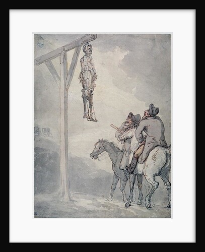 The Gibbet by Thomas Rowlandson