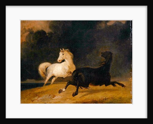 Horses in a Thunderstorm, 1823 by Thomas Woodward