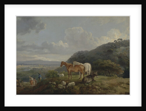Morning: Landscape with Mares and Sheep, c.1770-80 by George the Elder Barret