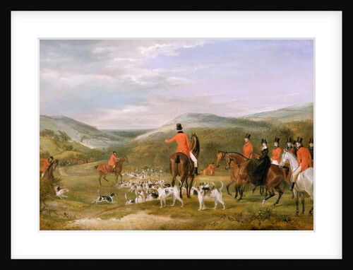 The Berkeley Hunt, 1842: The Meet by Francis Calcraft Turner