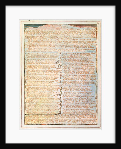 To the Jews... by William Blake