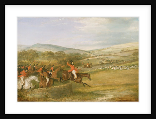 The Berkeley Hunt, Full Cry, 1842 by Francis Calcraft Turner